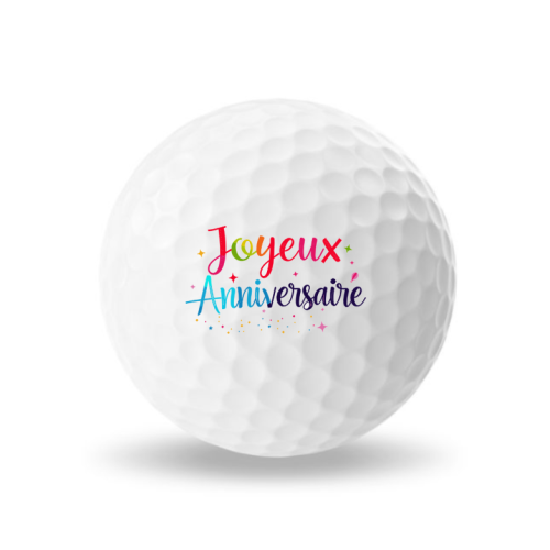 Balles Joyeux Anniversaire - Taylormade Distance+