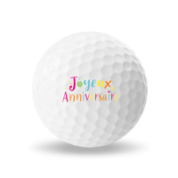 Balles Joyeux Anniversaire - Taylormade Distance+