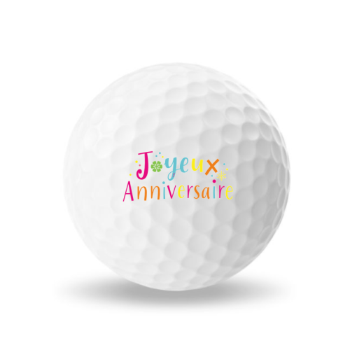 Balles Joyeux Anniversaire - Taylormade Distance+