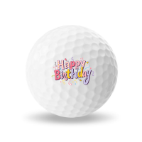 Balles Happy Birthday - Taylormade Distance+