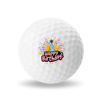Balles Happy Birthday - Taylormade Distance+